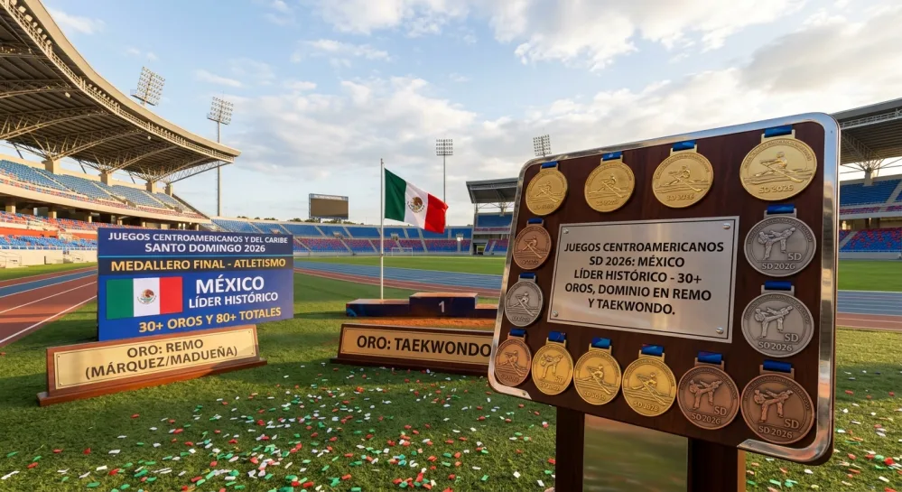 Juegos Centroamericanos Santo Domingo 2026: México lidera con dominio histórico en Remo y Taekwondo